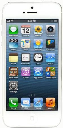 Смартфон Apple iPhone 5 32Gb White & Silver - Нижневартовск